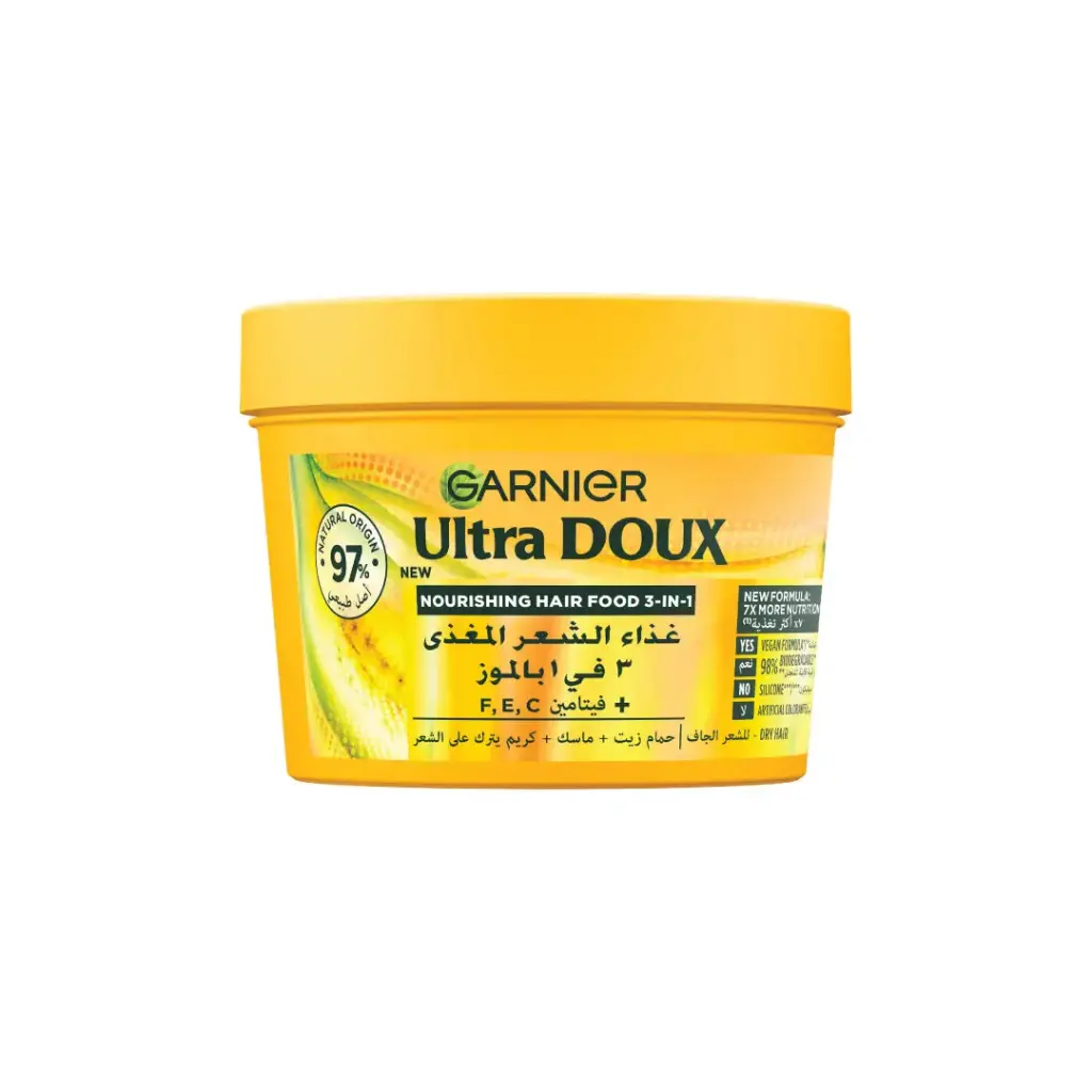 Ultra Doux Banana Hair Food Mask 390ml Garnier