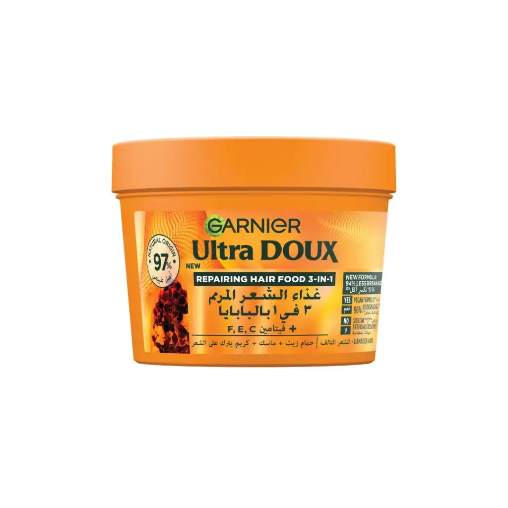Ultra Doux Hair Food Mask  Jar Papaye 390ML