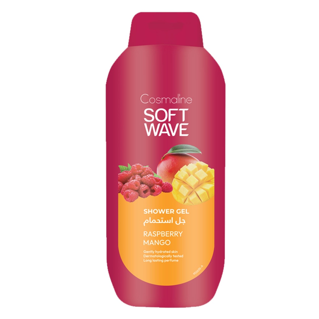Soft Wave Shower Gel Raspberry Mango 650ML Cosmaline