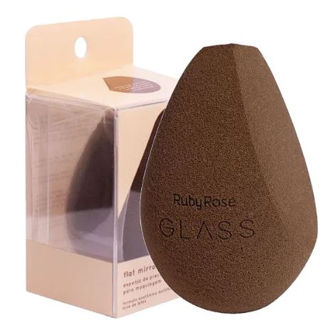 Glass Egg Flat Mirror Sponge Ruby Rose