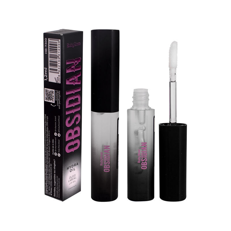 Obsidian Hydra Lip Oil Ruby Rose