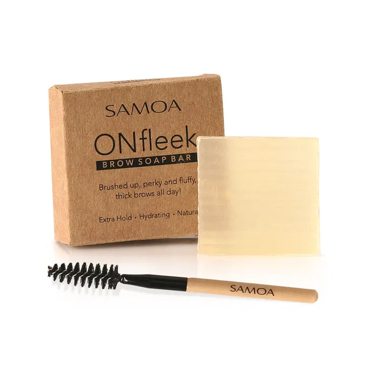 OnFleek Brow Soap Bar + Brush Samoa
