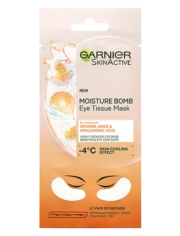 Eye Sheet Mask Hyaluronic Acid and Orange Juice Garnier