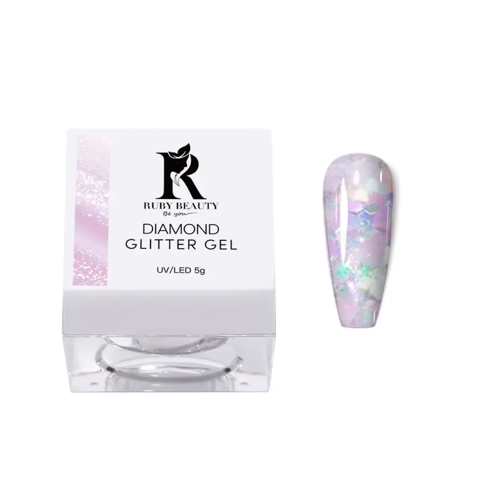 Diamond Glitter Gel 5G Ruby Beauty