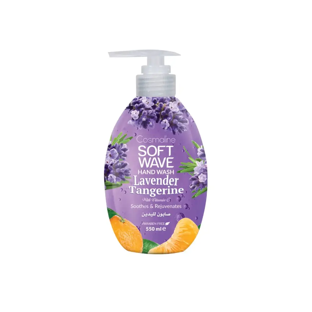 Soft Wave Hand Wash Lavender Tangerine 550ml Cosmaline 