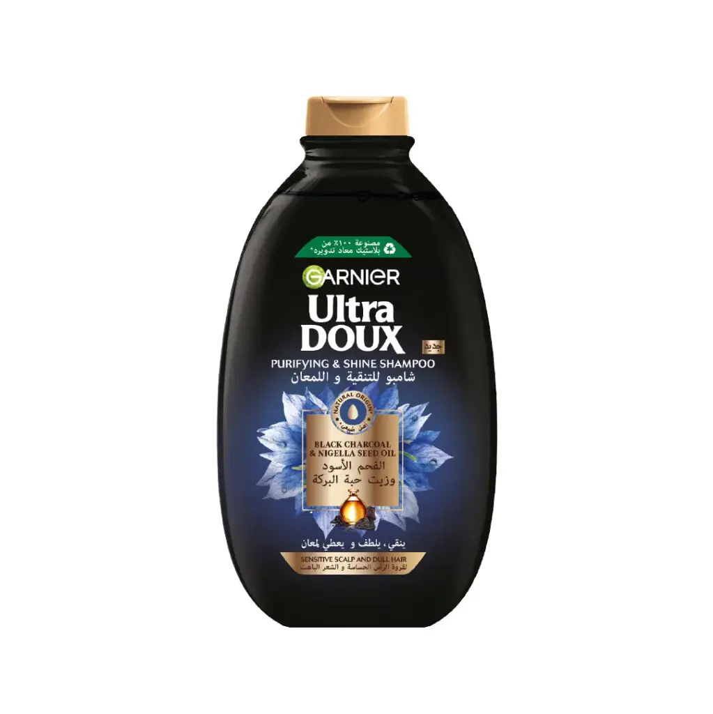 Ultra Doux Black Charcoal Shampoo 400ml Garnier