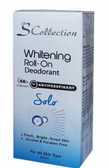 Whitening Roll On  Solo 50ml S.Collection