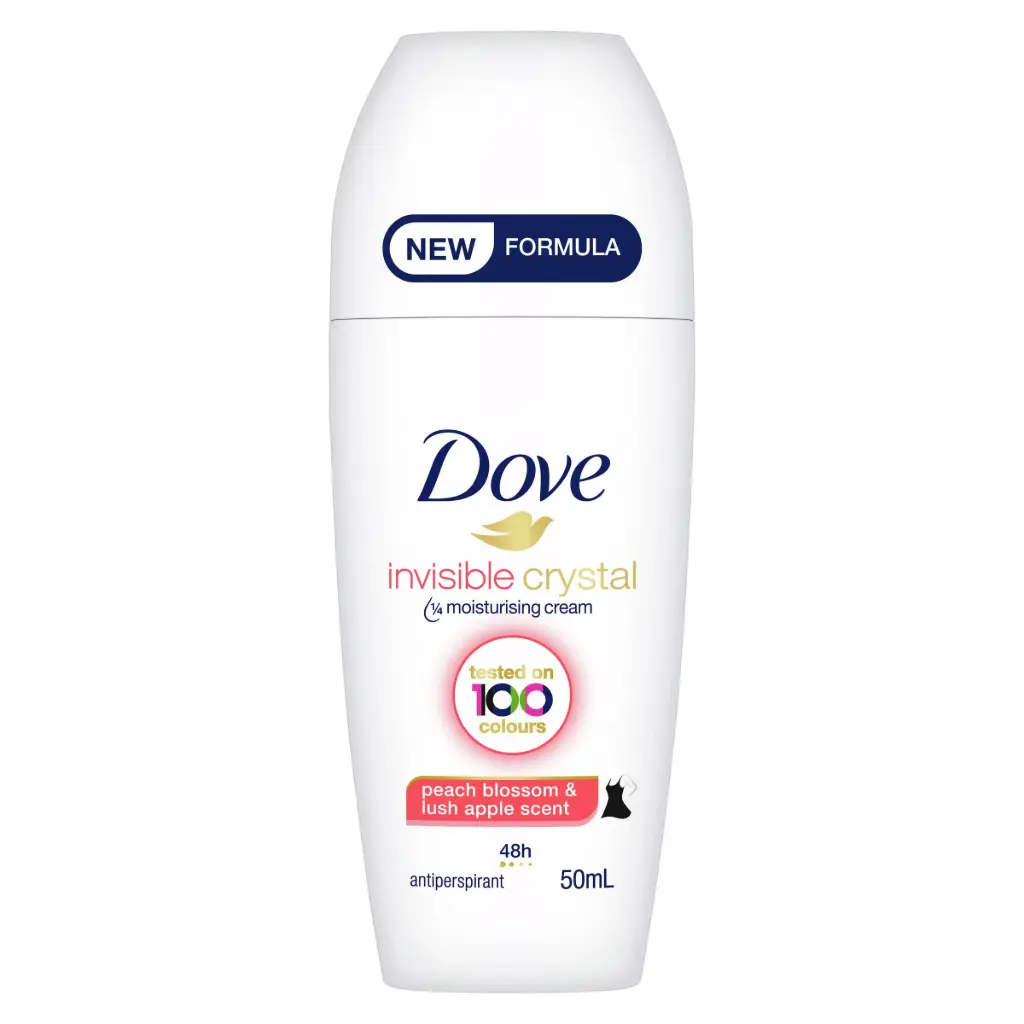 Invisible Crystal Roll On 50mL Dove 