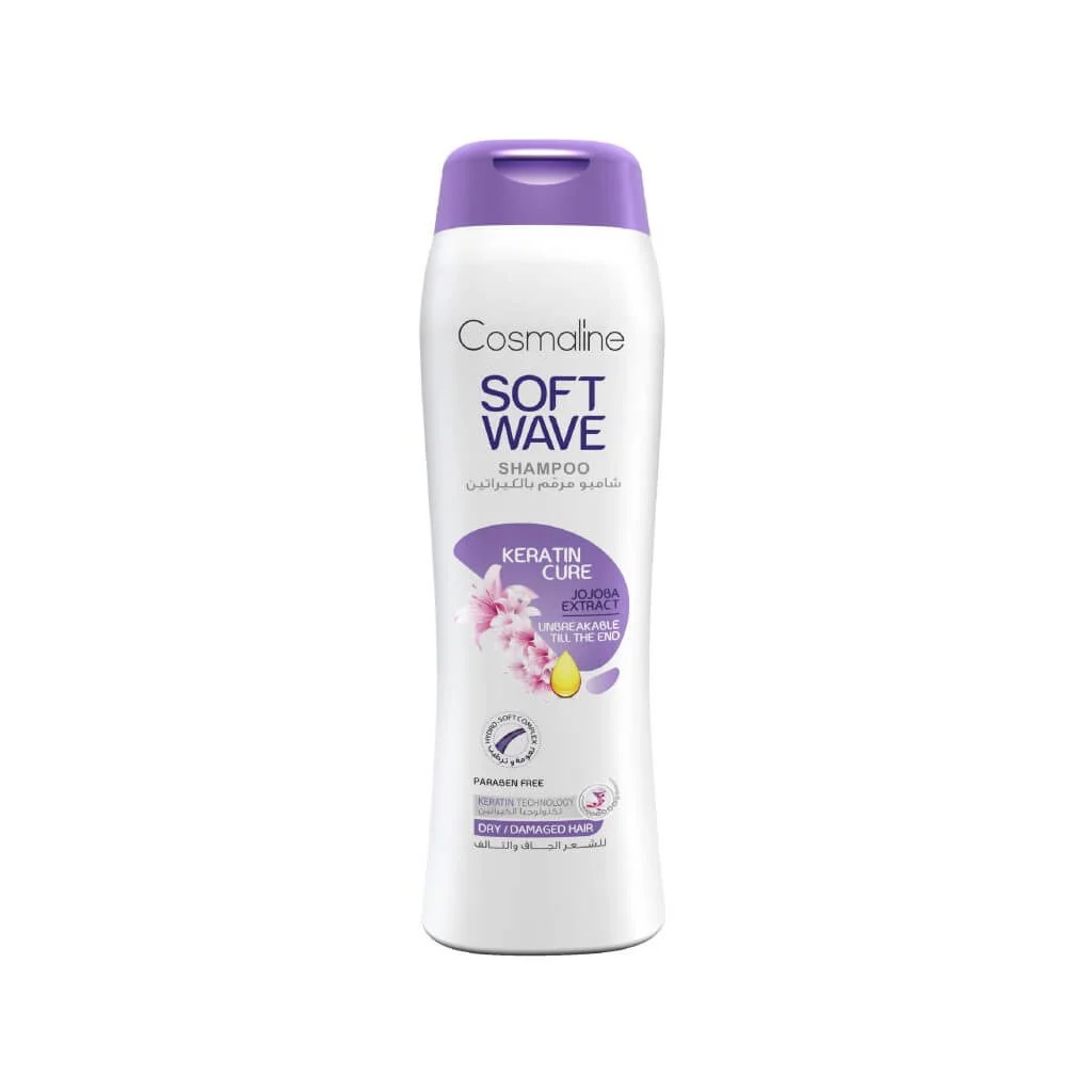Soft Wave Shampoo Natural Care Dry/ Damaged Hair 400ml Cosmaline 