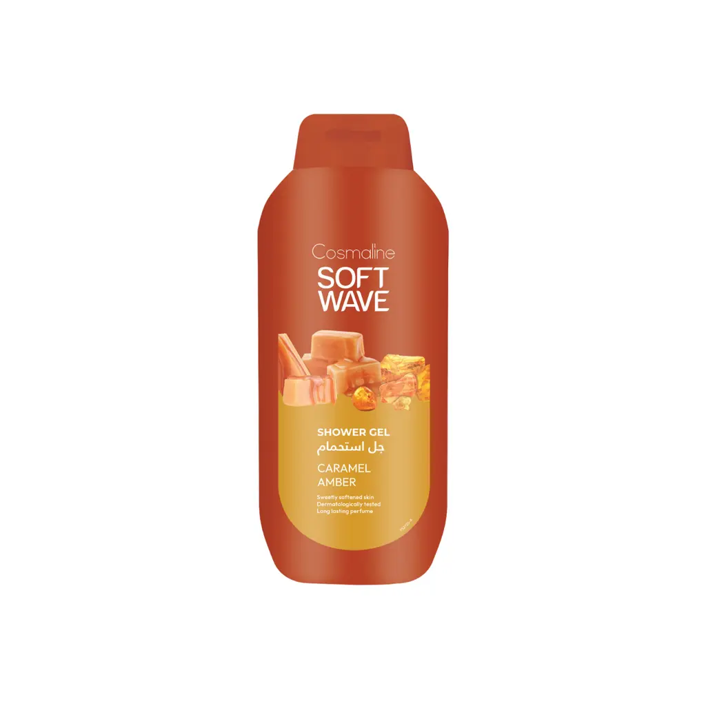 Soft Wave Caramel Amber Shower Gel 650ML Cosmaline  
