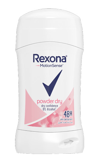 Powder Dry Anti Prespirant Stick 40G For Women Rexona