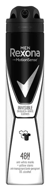 B&W Invisible Anti Prespirant Deo 200ml For Men Rexona