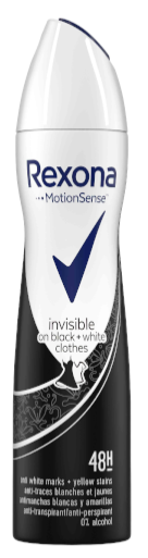 Invisible B&W Clothes Deo 200ml For Women Rexona 