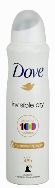 Invisible Dry Clean Touch Deo 150ml For Women Dove