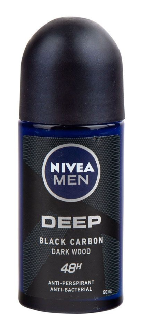 Deep Black Carbon Roll On For Men Nivea