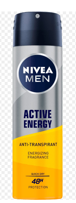 Active Energy Deo 150ml For Men Nivea
