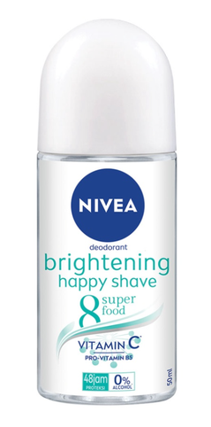 Brightening Happy Shave Roll On For Women 50ML Nivea