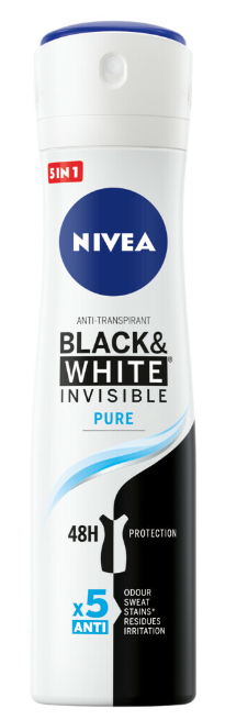 B&W Pure Deo 150ml For Women Nivea
