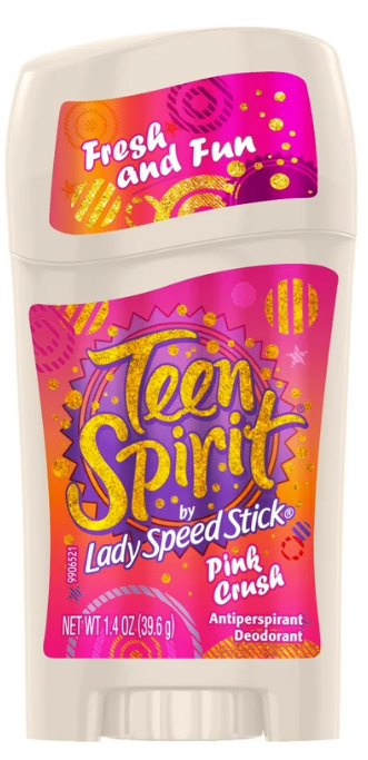 Teen Spirit Pink Crush Deo Stick 40G Lady Speed Stick