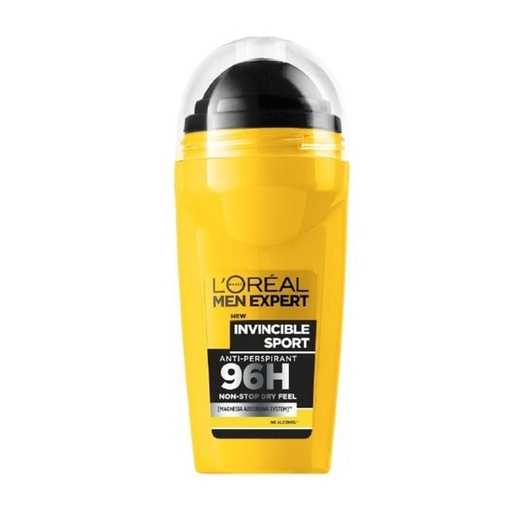 [A9205906 OR-DEO-INVICIBLE Sport] Roll On 50ml For Men L'Oréal Paris