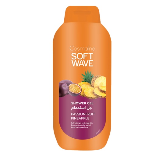 [B0020072] Soft Wave Shower Gel Passion Fruit Pineapple 650 ML Cosmaline