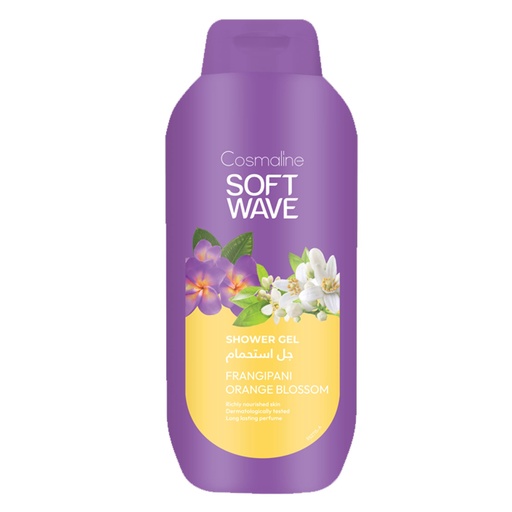 [B0020077] Soft Wave Shower Gel Frangipani Orange Blossom 650ML Cosmaline