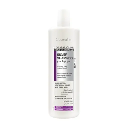 [B0003909] Cosmal Cure Silver Shampoo 500ml Cosmaline