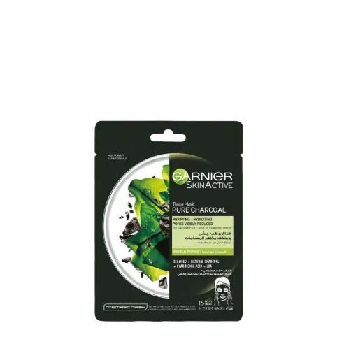 [G3854203] Charcoal And Algae Hydrating Face Sheet Mask Garnier