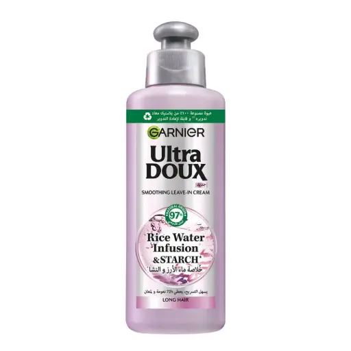 [R0665100] Ultra Doux Smoothing Leave-In Cream Rice Water 200ml Garnier