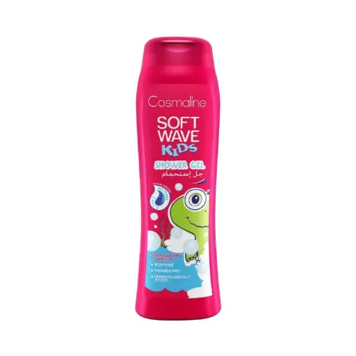 [B0003471] Soft Wave Kids Strawberry Shower Gel 400ml Cosmaline