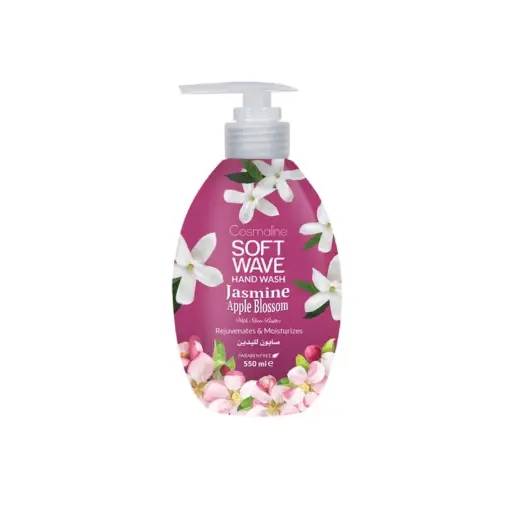 [B0004064] Soft Wave Jasmine & Apple Blossom Hand Wash 550ml Cosmaline