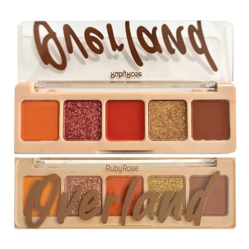 [HB-F533-PE-O] Overland Eyeshadow Palette Ruby