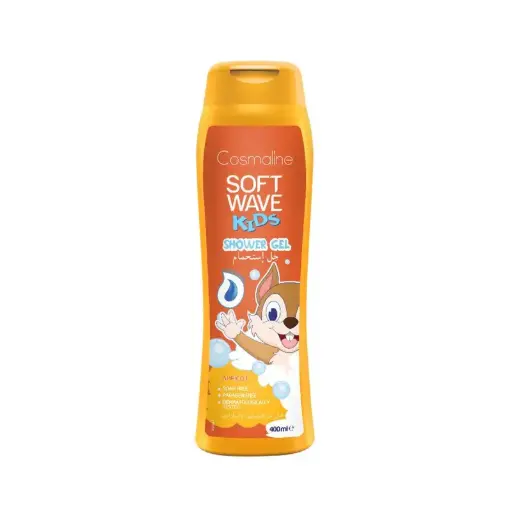 [B0020003] Soft Wave Kids Apricot Shower Gel 400ml Cosmaline
