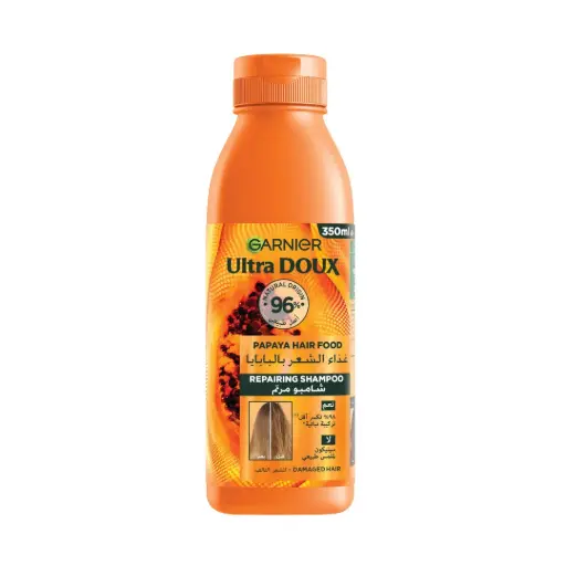 [C6582502 UD-AMLA-HFOOD] Ultra Doux Hair Food Papaya & Amla Shampoo 350ml Garnier