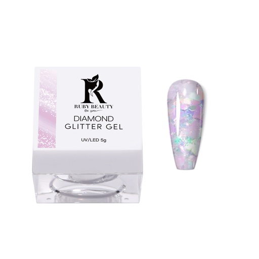 Diamond Glitter Gel 5G Ruby Beauty