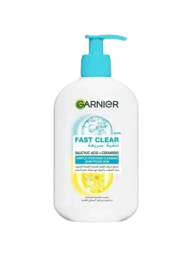 [C7160200] Fast Clear Gentle Moisturizing Face Wash For Acne Prone Skin Garnier