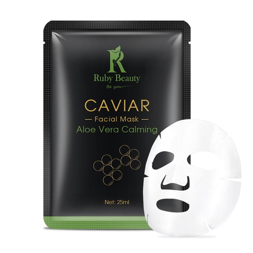 [SC-137] Caviar Facial Mask (Aloe Vera calming) Ruby Beauty
