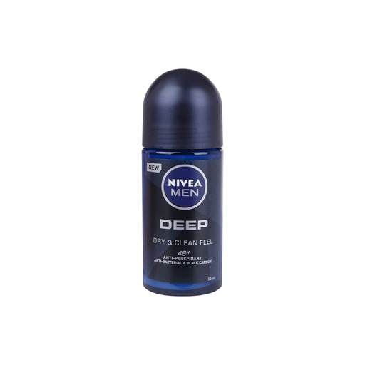 [NV-DARKWOOD-ROLL] Deep Darkwood  Day Roll On 50ml For Men Nivea