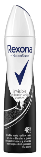 [RX-DEO-BW] Invisible B&W Clothes Deo 200ml For Women Rexona 