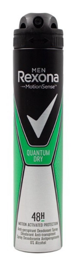 [RX-DEO-Q] Quantum Dry Deo 200ml For Men Rexona