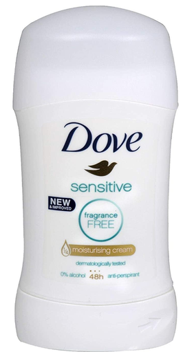 [DV-SENSITIVE40-DEO] Sensitive Fragrance Free Deo Stick 40G Unisex Dove