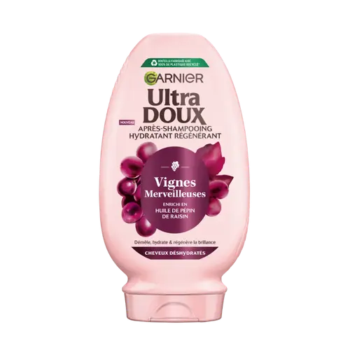 [R0678300] Ultra Doux Grape Regenerating Moisturizing Conditioner 200ml Garnier 