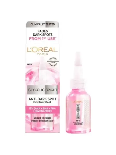 [G4692000] Glycolic Bright Anti-Dark Spot Exfoliant Peel L'Oréal Paris 