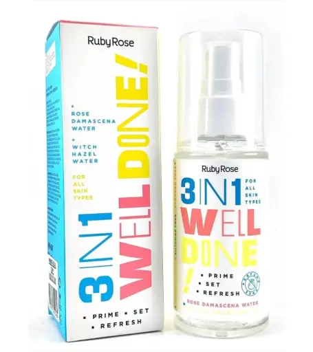 [HB-601-SKINPRM] skin setting primer 3in1 90ml Ruby Rose