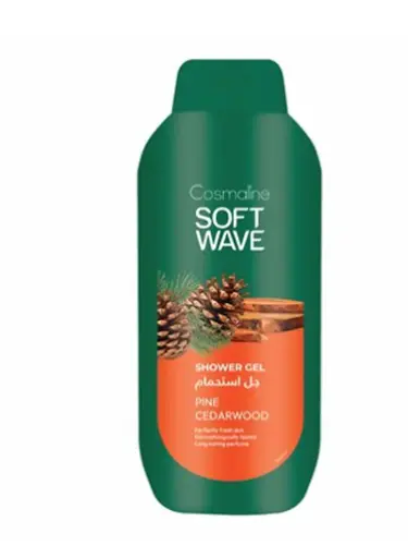[B0020166] Soft Wave Pine Cedarwood Shower gel  650ML Cosmaline 