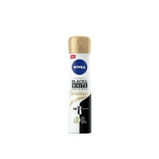 [NV-DEO-SS] Black & White Invisible Silky Smooth Deo150ML Nivea 