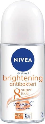 [NV-BA-ROLL] Brightenning Antibakteri Roll On For Women 50Ml Nivea