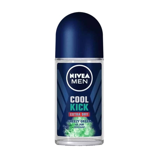 [NV-ROLL-CK] Cool Kick Extra Day Roll On 50ml For Men Nivea