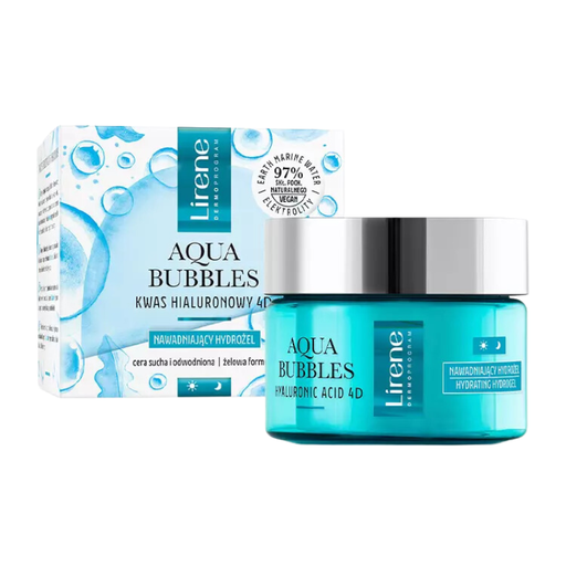 [LIR-AQUABUBB-CREAM] Lirene Aqua Bubbles Day and Nigh Hydrating Hydrogel 50 ml